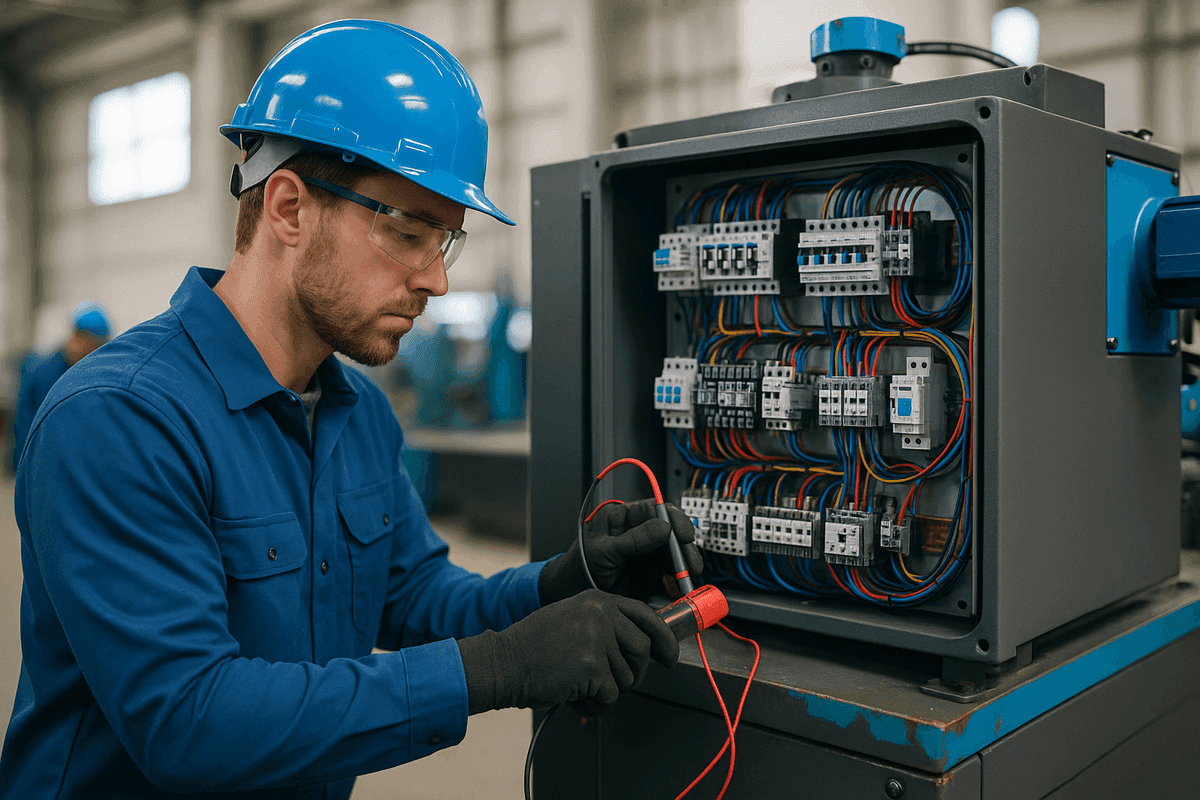 Machine Wiring service by Hinterman Electric