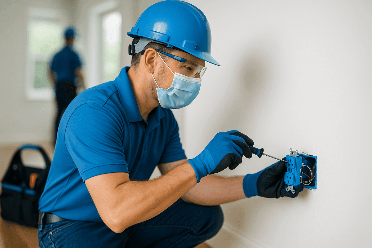 Outlets & Switches service by Hinterman Electric