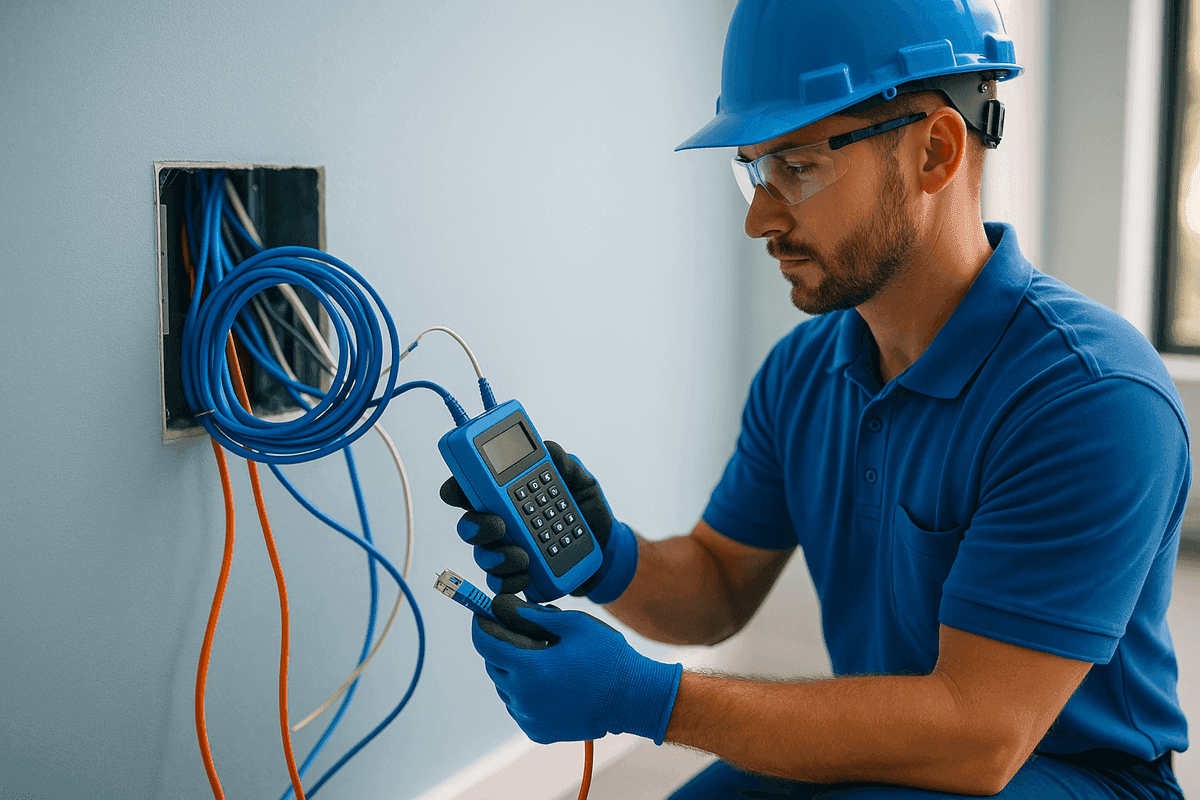 Phone, Internet & Data Cabling service by Hinterman Electric